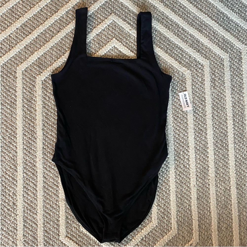 NWT Old Navy Black Tank Bodysuit Size Medium
